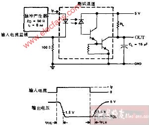 HCPL2730 HCPL2731开关特性测试电路和波形电路