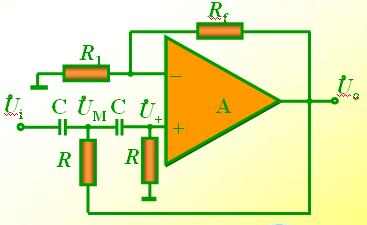 <b class='flag-5'>二階</b>高通濾波電路