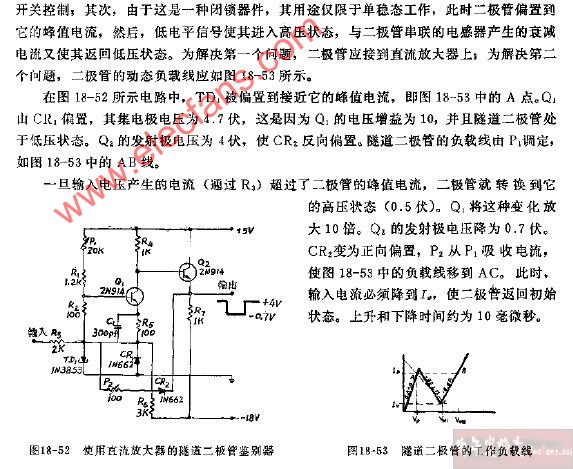 通用隧道二极管鉴别器电路图