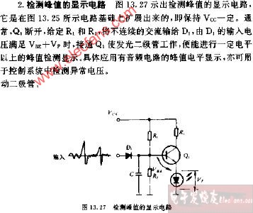 检测<b class='flag-5'>峰值</b>的<b class='flag-5'>显示</b><b class='flag-5'>电路图</b>