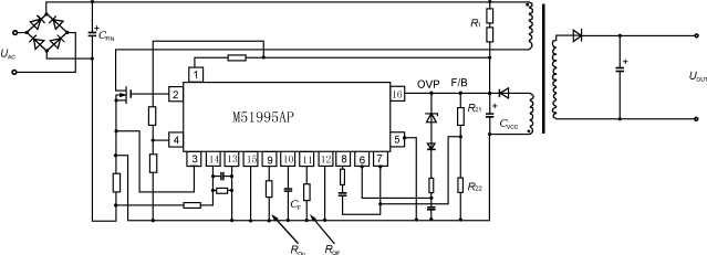 开关电源控制芯片M51995及其应用