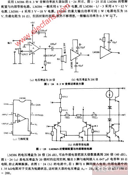 0.3W音頻<b class='flag-5'>功率放大器</b><b class='flag-5'>電路圖</b>