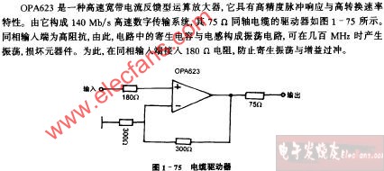 電纜<b class='flag-5'>驅(qū)動器</b><b class='flag-5'>電路圖</b>