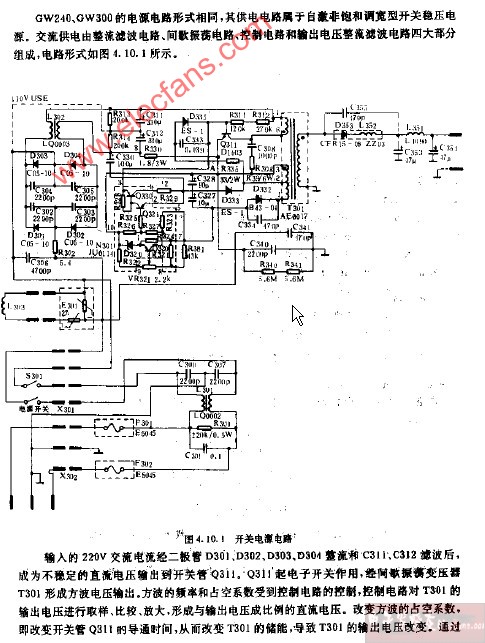 开关电源电路图