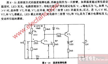 溫度檢測(cè)電路圖