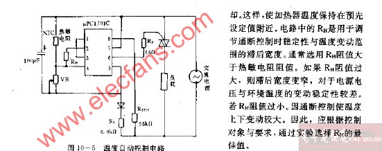 溫度<b class='flag-5'>自動(dòng)控制電路圖</b>