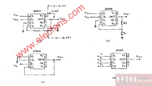 AD<b class='flag-5'>830</b>应用<b class='flag-5'>电路</b>图