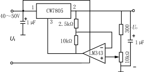 1～35V<b class='flag-5'>可调</b>输出<b class='flag-5'>稳压电路</b>