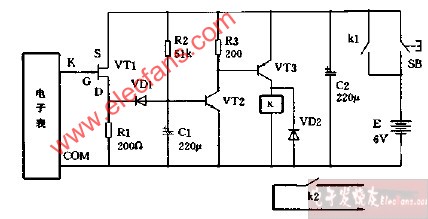 用電子表作<b class='flag-5'>高精度</b><b class='flag-5'>定時器</b>電路圖