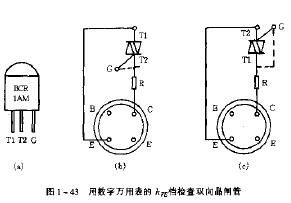 如何用數(shù)字萬<b class='flag-5'>用</b>表檢查<b class='flag-5'>雙向晶閘管</b>的<b class='flag-5'>觸發(fā)</b>能力