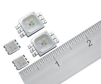 ROHM开发业界超薄h=0.6mm类型等的高亮度3色发光LE