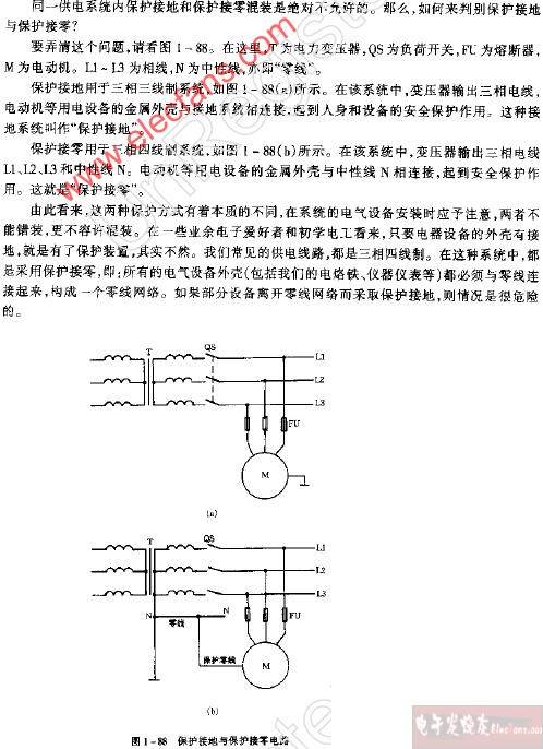 <b class='flag-5'>保护</b><b class='flag-5'>接地</b>与<b class='flag-5'>保护</b><b class='flag-5'>接</b><b class='flag-5'>零</b>电路图