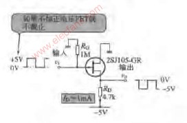 使用P沟JFET的源极接地型开关电路图