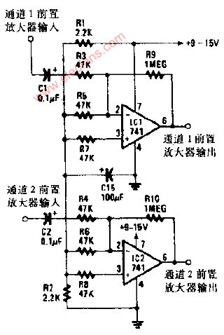 雙<b class='flag-5'>前置放大器</b>