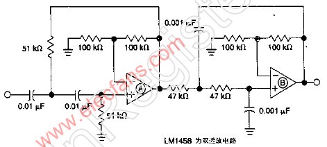 <b class='flag-5'>有源</b>话音<b class='flag-5'>二阶</b><b class='flag-5'>带通滤波器</b>