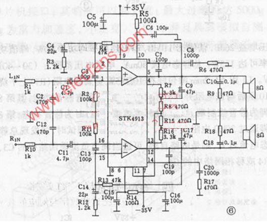 2×<b class='flag-5'>70W</b>双声道高保真<b class='flag-5'>功率放大器</b>