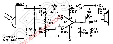 红外脉冲<b class='flag-5'>音频</b><b class='flag-5'>转换器</b>