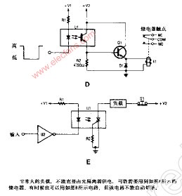 光隔離器和光耦合器接口電路（續）