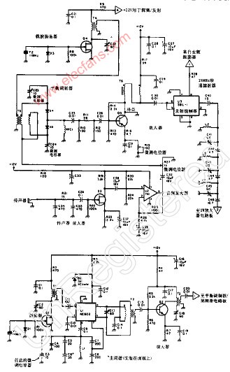 带有变频振荡的10m双变带业余无线电侧向发射机