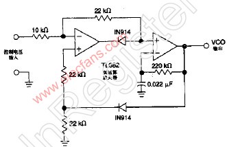 简易TL082压控振荡器