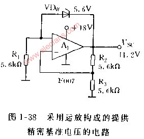 采用<b class='flag-5'>運</b><b class='flag-5'>放</b><b class='flag-5'>構成</b>的提供精密基準電壓的<b class='flag-5'>電路</b>