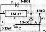 大<b class='flag-5'>电流线性</b>分压器电路(LM317组成)