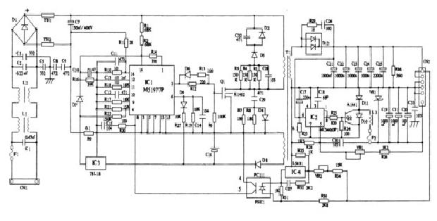 CR3240打印机电源电路原理图