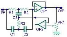 頻寬可調型<b class='flag-5'>濾波器</b>電路 (Adj Q-notch <b class='flag-5'>filter</b>