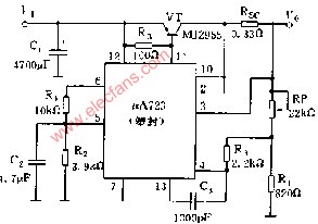 用PNP型管扩流的线性可调<b class='flag-5'>稳压器</b><b class='flag-5'>电路</b>