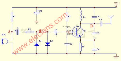 <b class='flag-5'>自制</b><b class='flag-5'>无线</b><b class='flag-5'>话筒</b>电路