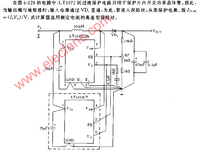 LT1702變換器電路實例