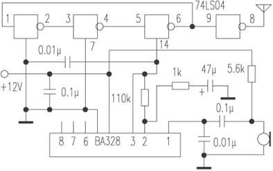 與非門<b class='flag-5'>電路</b>制作的<b class='flag-5'>無線</b><b class='flag-5'>話筒</b><b class='flag-5'>電路</b>