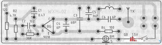 <b class='flag-5'>调频</b><b class='flag-5'>无线</b><b class='flag-5'>话筒</b>的制作及电路