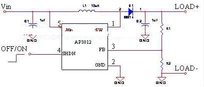 AP3012<b>正负电</b>源<b>电路</b>