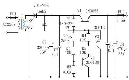 大電流<b class='flag-5'>可調(diào)</b><b class='flag-5'>穩(wěn)壓電源</b>電路