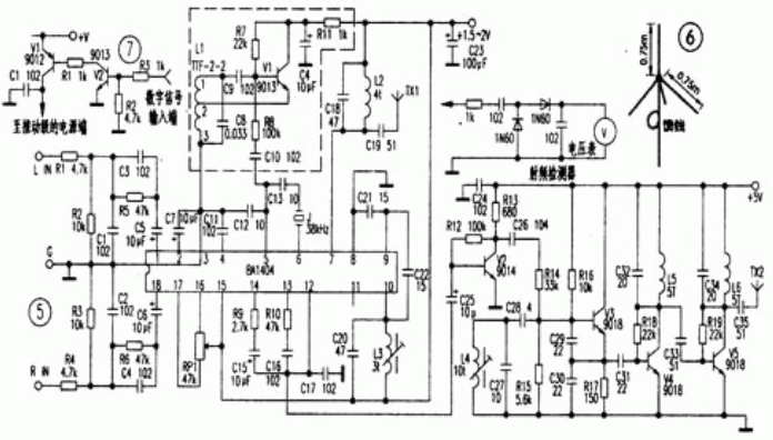 <b class='flag-5'>幾</b><b class='flag-5'>款</b>無線話筒<b class='flag-5'>電路</b>的制作