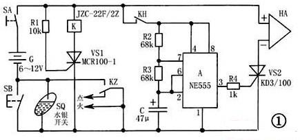 <b class='flag-5'>摩托車</b><b class='flag-5'>防盜</b><b class='flag-5'>報警器</b>原理電路<b class='flag-5'>圖</b>