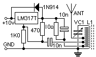 LM317制作的发射电路