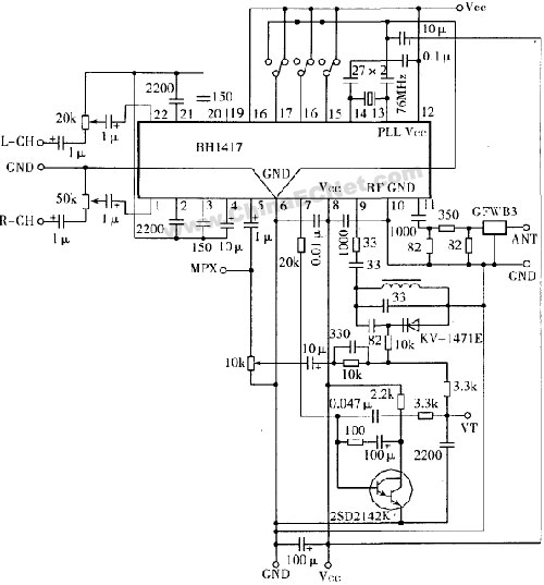 由BH1417制作<b class='flag-5'>高保真</b>数码<b class='flag-5'>调频</b><b class='flag-5'>发射</b>器