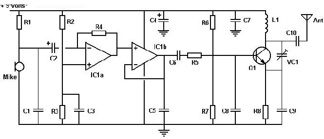 FM Transmitter Circuit