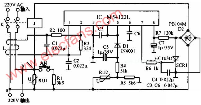 多功能漏電保護(hù)開關(guān)電路