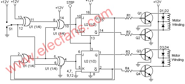 步進(jìn)電機(jī)控制器電路 Stepper Motor Contro