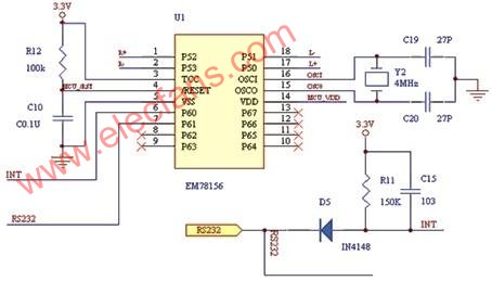 MCU接口电路(EMP78156单片机)