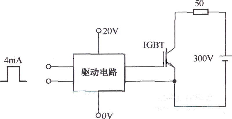 测试EXB850输入、输出波形的电路