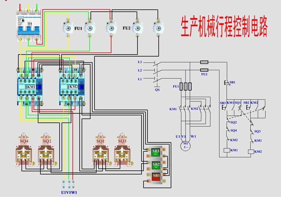 生產(chǎn)機械<b class='flag-5'>行程控制</b>電路