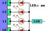 5个灯的LED闪光灯驱动器电路,5 Lamp/LED Fla