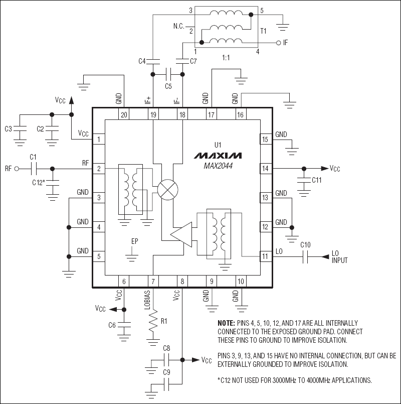 MAX2044应用电路