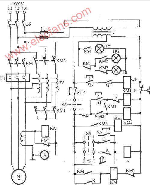 22～75型<b class='flag-5'>自</b><b class='flag-5'>耦</b><b class='flag-5'>降压</b><b class='flag-5'>启动</b>电路