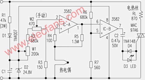 自制<b class='flag-5'>恒溫</b><b class='flag-5'>電烙鐵</b>電路圖 (廣廣州黃花<b class='flag-5'>恒溫</b><b class='flag-5'>電烙鐵</b>)