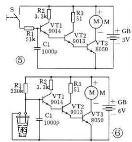 三极管开关电路-自控电路原理